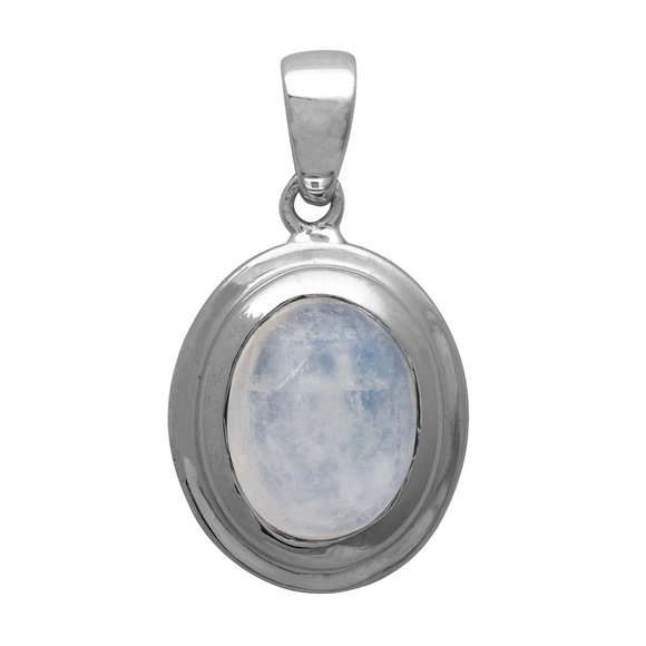 Natural Moonstone Necklace and Earrings Set - Picture 2 of 2